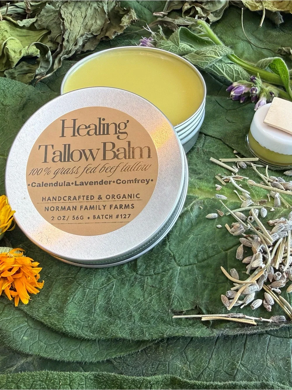 Tallow Balm - Nourishing Body Salve in Yellow